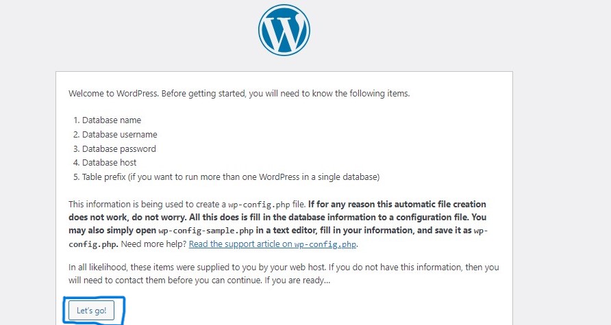 Setting Up WordPress